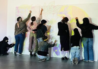 New Mural “Native Blooms” – Public Unveiling May 3rd 12-1pm at Angels Gate Cultural Center