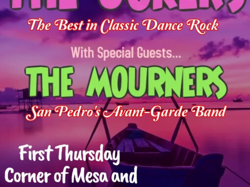 Candace Gawne performing with The Mourners