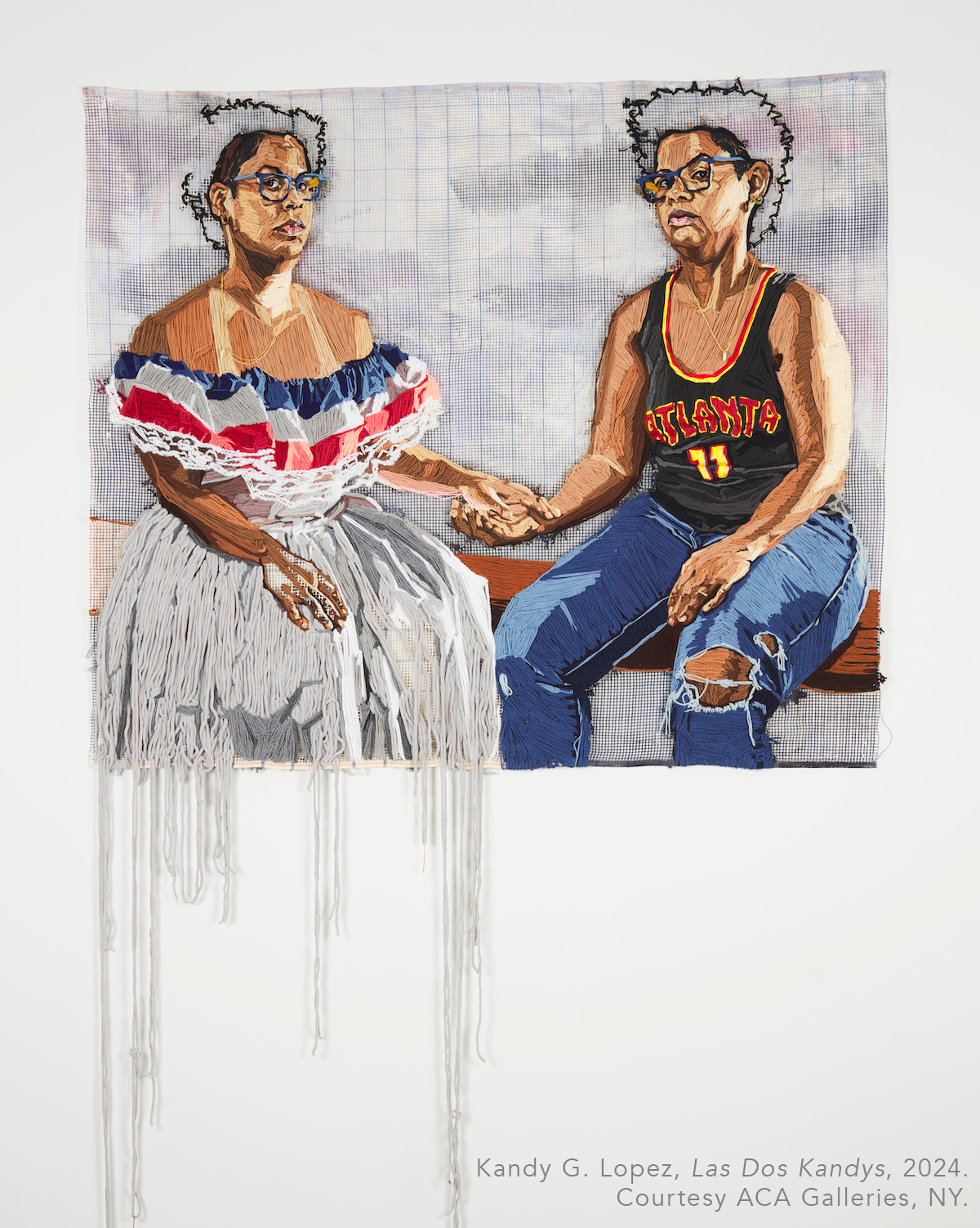 Kandy Lopez, Las Dos Kandys, 2024. Courtesy ACA Galleries, NY